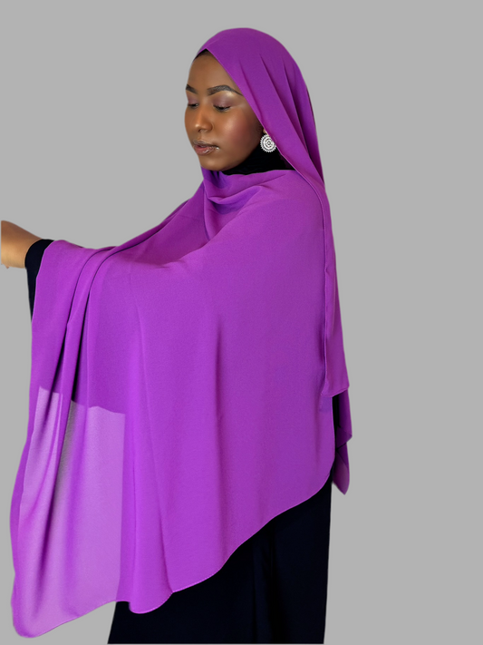 Mauve Hijab (Chiffon)