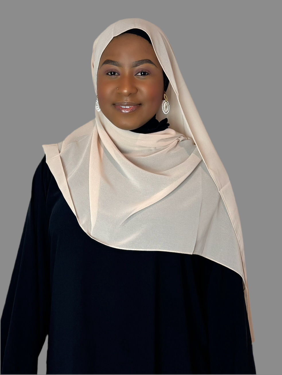 Beige Hijab (Chiffon)