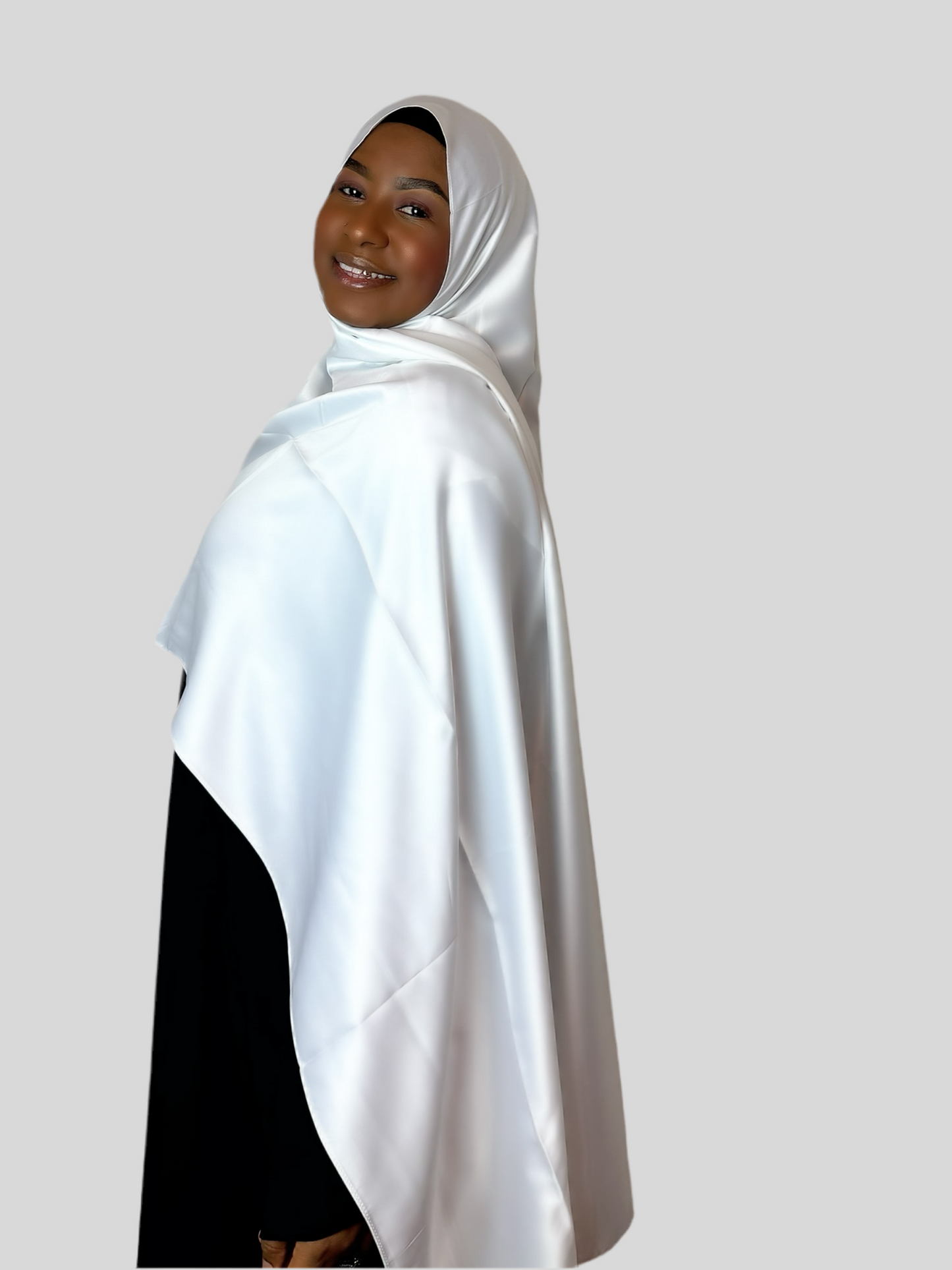 White Matte Hijab (Silky nature)