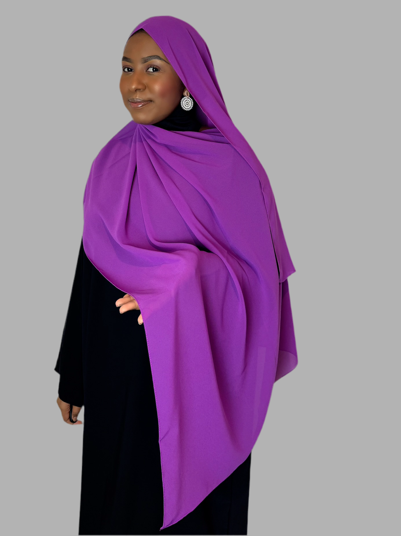 Mauve Hijab (Chiffon)