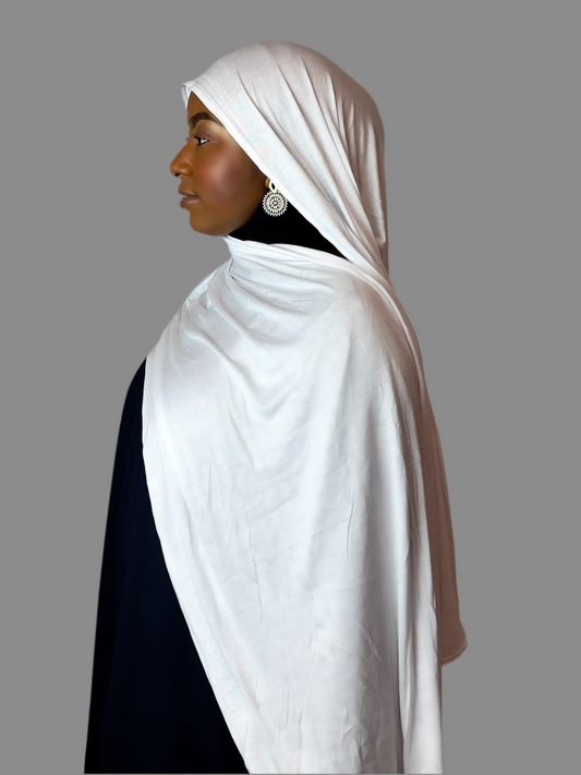 White Hijab (Jersey)