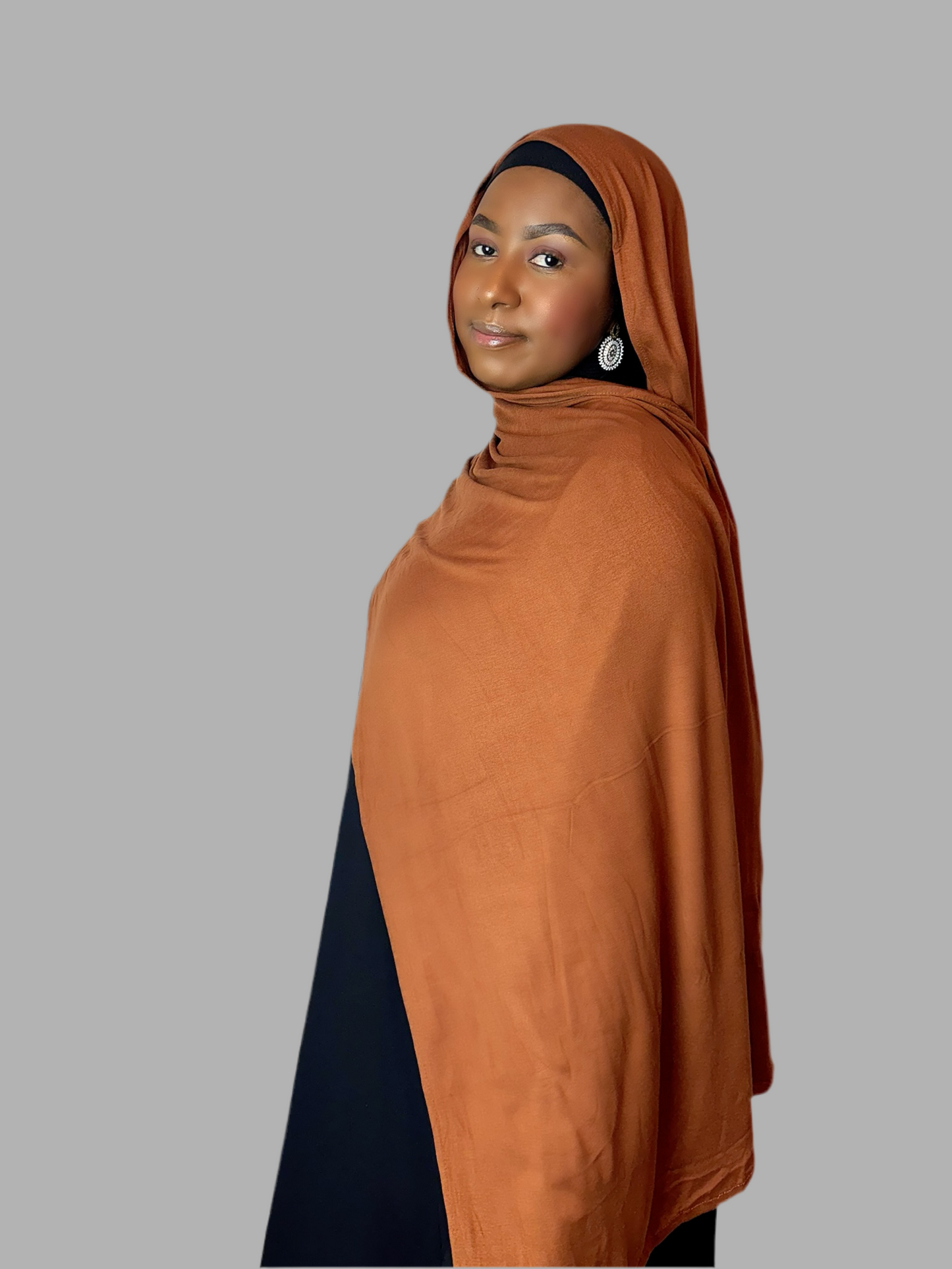 Burnt Orange Hijab (Jersey)