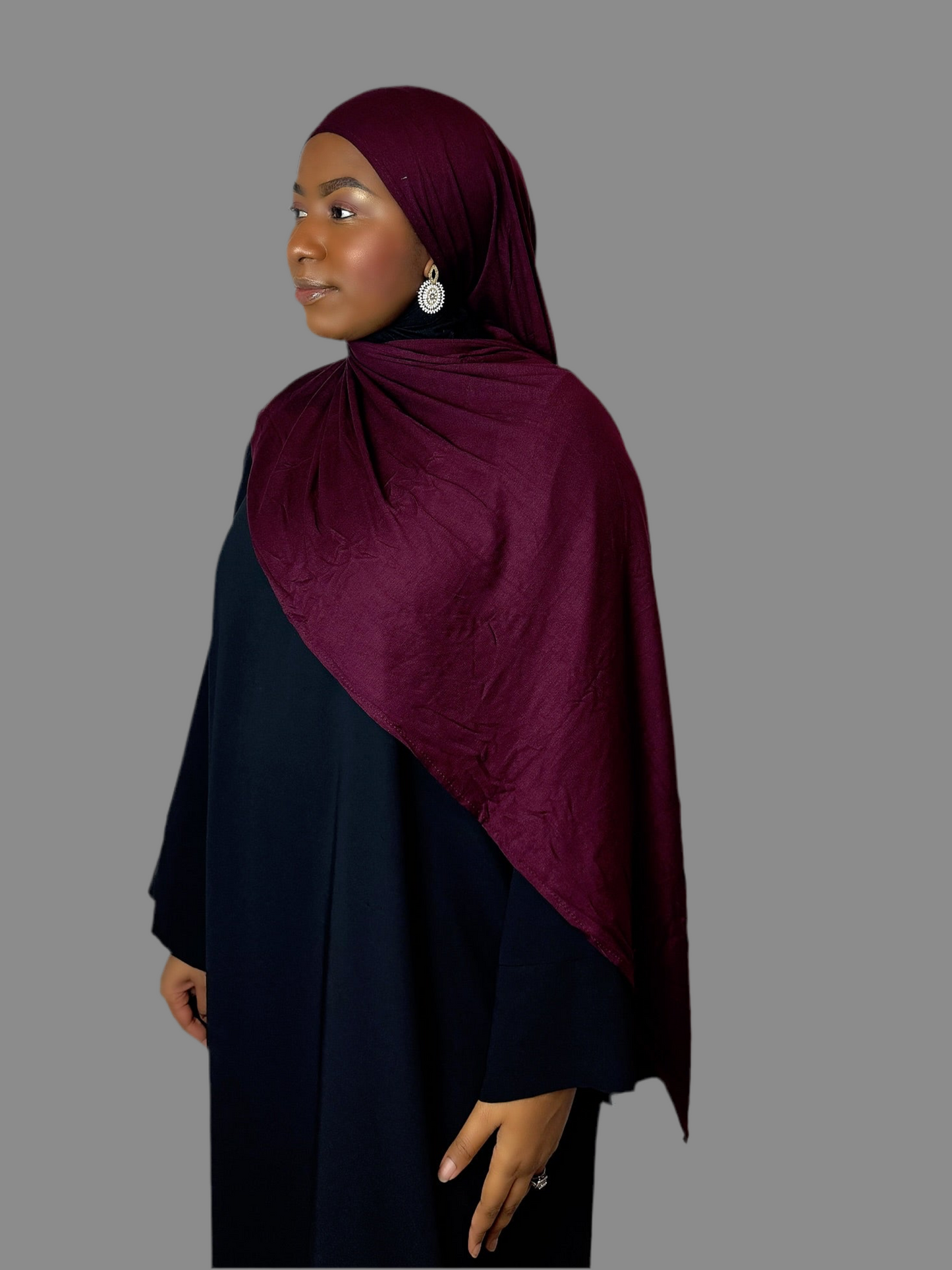 Burgundy Hijab (Jersey)