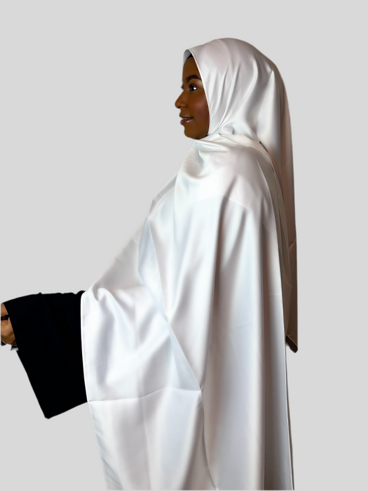 White Matte Hijab (Silky nature)