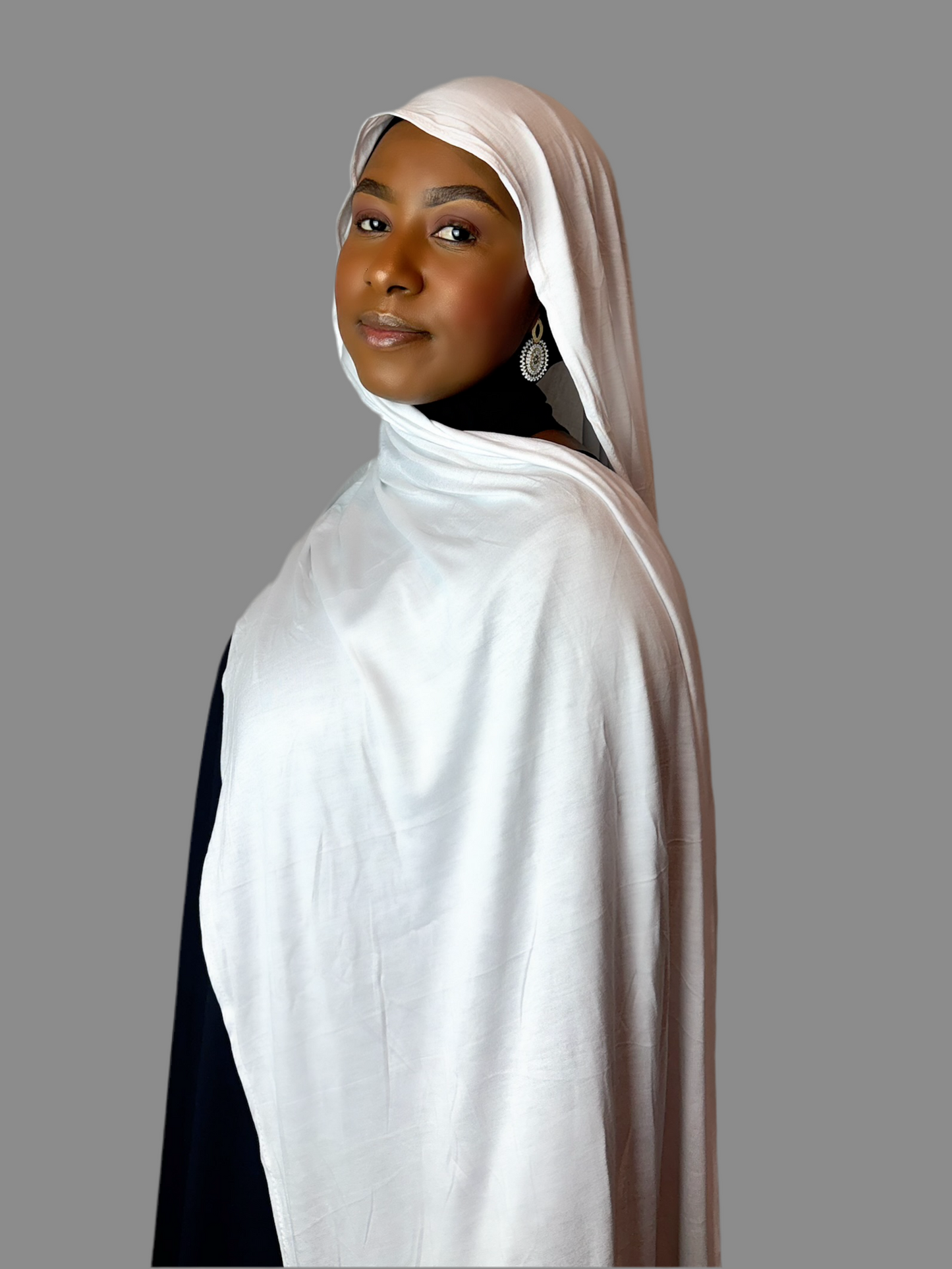 White Hijab (Jersey)