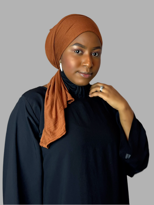 Burnt Orange Hijab (Jersey)