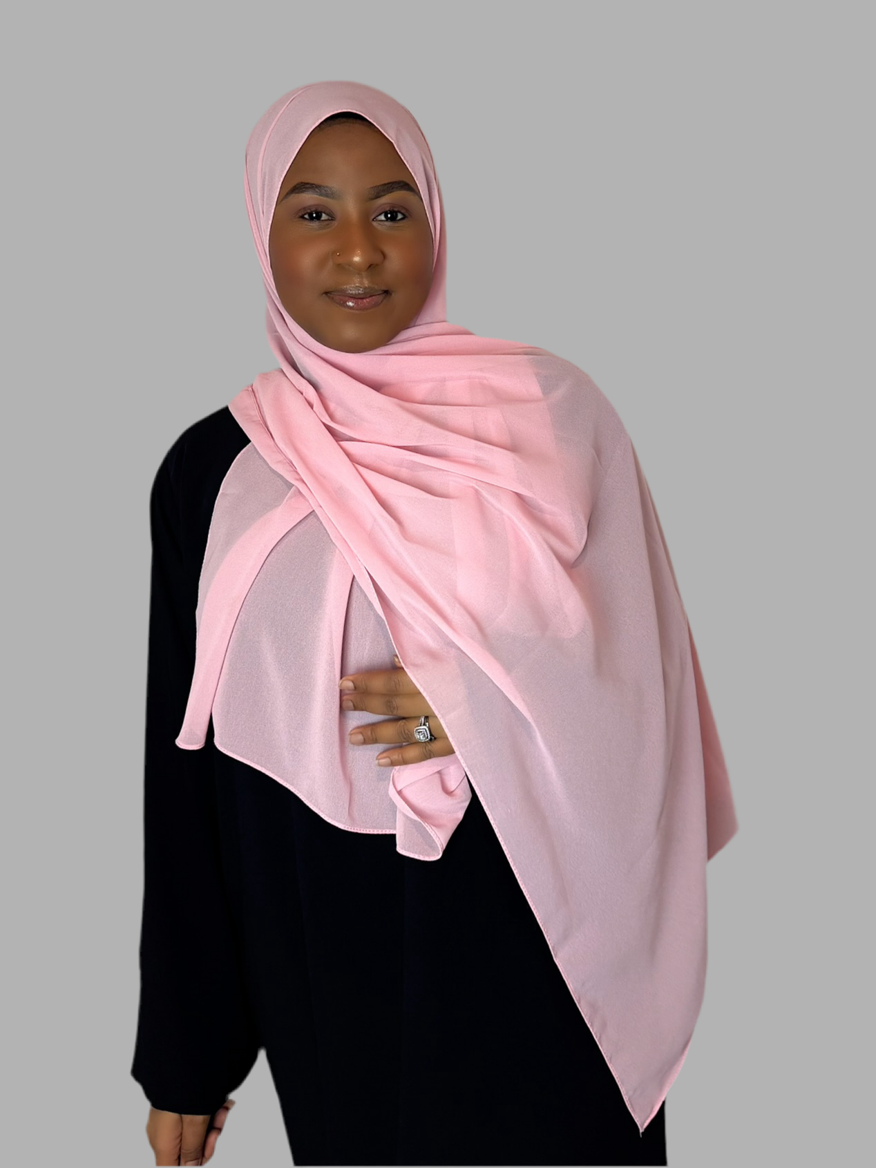 Light Pink Hijab (Chiffon)