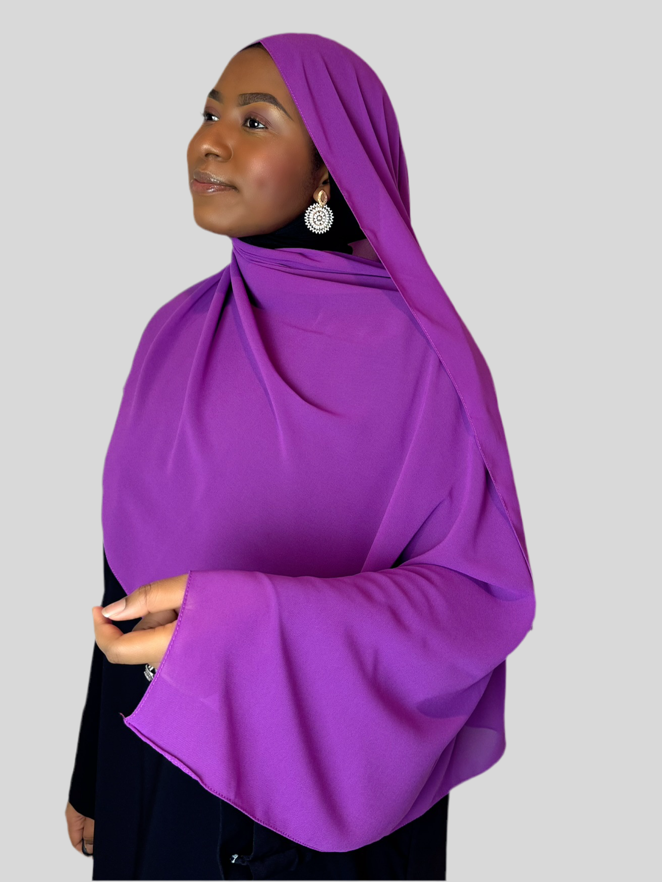 Mauve Hijab (Chiffon)